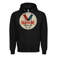 Black valvoline racing sign Zipper Hoodie - lanVoArt