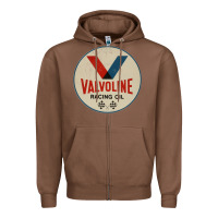 Chestnut valvoline racing sign Zipper Hoodie - lanVoArt