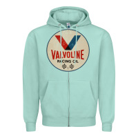Seafoam valvoline racing sign Zipper Hoodie - lanVoArt