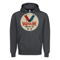 Smoke valvoline racing sign Zipper Hoodie - lanVoArt