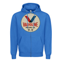 True Royal valvoline racing sign Zipper Hoodie - lanVoArt