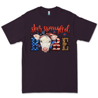 Plum Western Star Spangled Baby Cow Premium Tee - LillyAllenDesigns