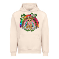 Sandshell easter rabbit rainbow Urban Hoodie - BarkalooDesign