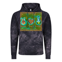 Cloud Black peace love lab tech Vintage Hoodie - TumblerDesignByShophia