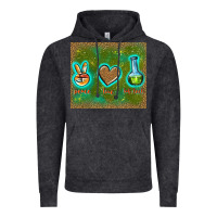 Vintage Black peace love lab tech Vintage Hoodie - TumblerDesignByShophia