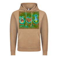 Vintage Coffee peace love lab tech Vintage Hoodie - TumblerDesignByShophia