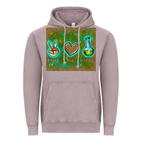 Vintage Zinc peace love lab tech Vintage Hoodie - TumblerDesignByShophia
