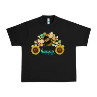 Black bee happy honey comb Urban Heavy Tee - JahusDesignShop