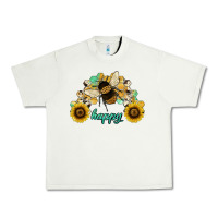 Pistachio bee happy honey comb Urban Heavy Tee - JahusDesignShop