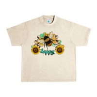 Sandshell bee happy honey comb Urban Heavy Tee - JahusDesignShop
