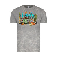 Cloud Rock Western howdy Fall Vintage Tee - NancyCooperArtShop