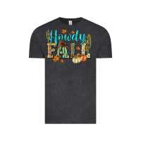 Vintage Black Western howdy Fall Vintage Tee - NancyCooperArtShop