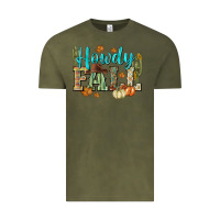 Vintage Olive Western howdy Fall Vintage Tee - NancyCooperArtShop