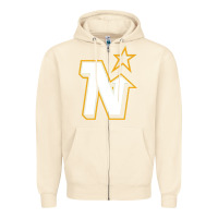 Sandshell vintage minnesota hockey   retro north stars Zipper Hoodie - lanVoArt