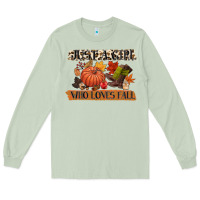 Matcha just a girl who loves fall Long Sleeve Tee - CowGirlArtShop