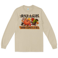Mushroom just a girl who loves fall Long Sleeve Tee - CowGirlArtShop