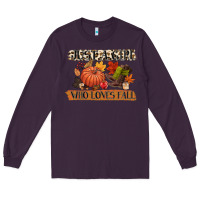 Plum just a girl who loves fall Long Sleeve Tee - CowGirlArtShop