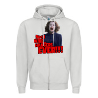 Dove Grey nooo wire hangers.. ever!!! vintage mommie dearest quote print Zipper Hoodie - lanVoArt