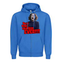 True Royal nooo wire hangers.. ever!!! vintage mommie dearest quote print Zipper Hoodie - lanVoArt