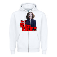 White nooo wire hangers.. ever!!! vintage mommie dearest quote print Zipper Hoodie - lanVoArt