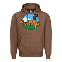 Chestnut golden tee golf Zipper Hoodie - lanVoArt