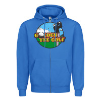 True Royal golden tee golf Zipper Hoodie - lanVoArt
