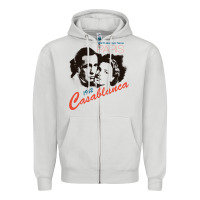 Dove Grey casablanca Zipper Hoodie - lanVoArt