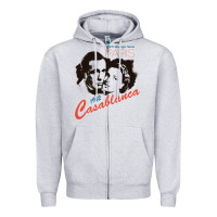 Heather Grey casablanca Zipper Hoodie - lanVoArt