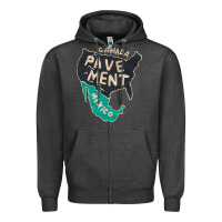 Charcoal Heather pavement Zipper Hoodie - lanVoArt