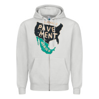 Dove Grey pavement Zipper Hoodie - lanVoArt