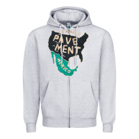 Heather Grey pavement Zipper Hoodie - lanVoArt