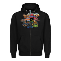 Black cedar point roller coaster  designer Zipper Hoodie - lanVoArt