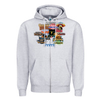 Heather Grey cedar point roller coaster  designer Zipper Hoodie - lanVoArt