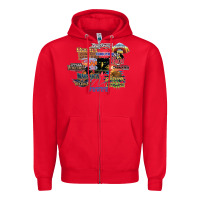 Red cedar point roller coaster  designer Zipper Hoodie - lanVoArt
