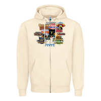 Sandshell cedar point roller coaster  designer Zipper Hoodie - lanVoArt