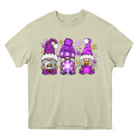 Mossy Purple Winter Gnomies Heavy Core Tee - BundleAndBundleShop