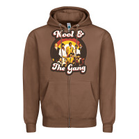 Chestnut kool and the gang 70s funky soul Zipper Hoodie - lanVoArt
