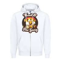 White kool and the gang 70s funky soul Zipper Hoodie - lanVoArt