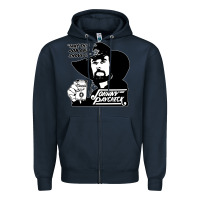 Navy johnny paycheck shirt take this job and shove it vintage country music Zipper Hoodie - lanVoArt