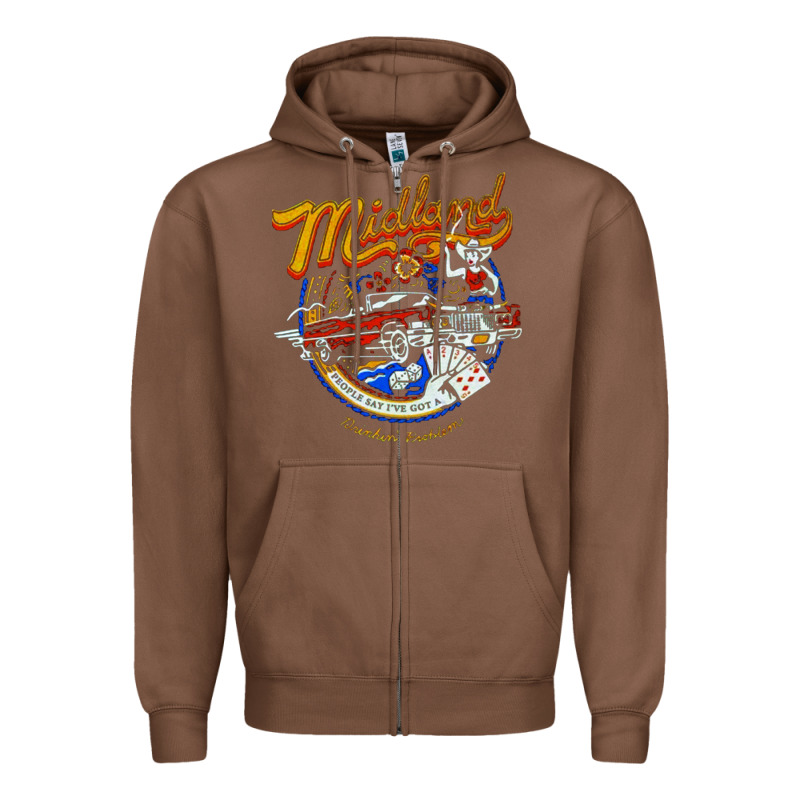 Midland Drinking Problem Zipper Hoodie by lanVoArt | Teevron