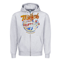 Heather Grey midland drinking problem Zipper Hoodie - lanVoArt