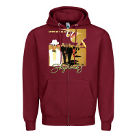 Burgundy ausrock 08 skyhooks vintage living in the 70's Zipper Hoodie - lanVoArt