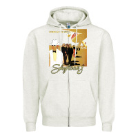 Oatmeal Heather ausrock 08 skyhooks vintage living in the 70's Zipper Hoodie - lanVoArt
