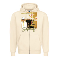 Sandshell ausrock 08 skyhooks vintage living in the 70's Zipper Hoodie - lanVoArt