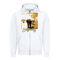 White ausrock 08 skyhooks vintage living in the 70's Zipper Hoodie - lanVoArt