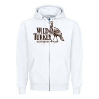 White wild turkey bourbon Zipper Hoodie - lanVoArt