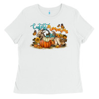 White Cutest Pumpkin In The Patch Ladies Tee - LillyAllenDesigns
