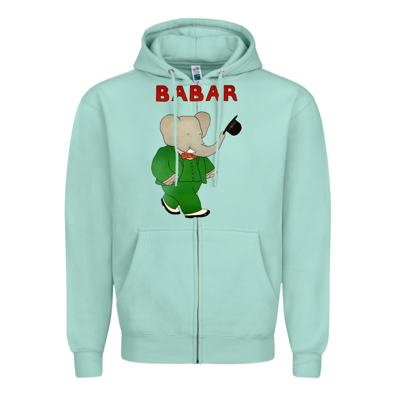 Babar The Elephant Zipper Hoodie by lanVoArt | Teevron