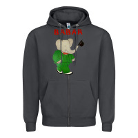 Smoke babar the elephant Zipper Hoodie - lanVoArt