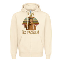 Sandshell alf alien no problem vintage Zipper Hoodie - lanVoArt